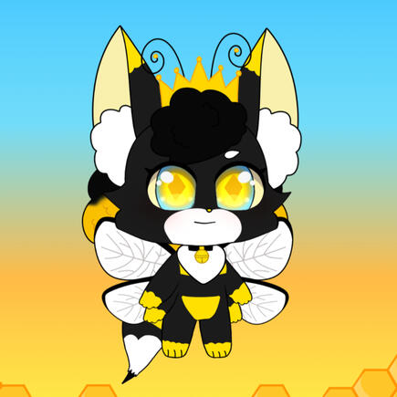 Chibi Furry model Art & Rig: @cypurrpunk